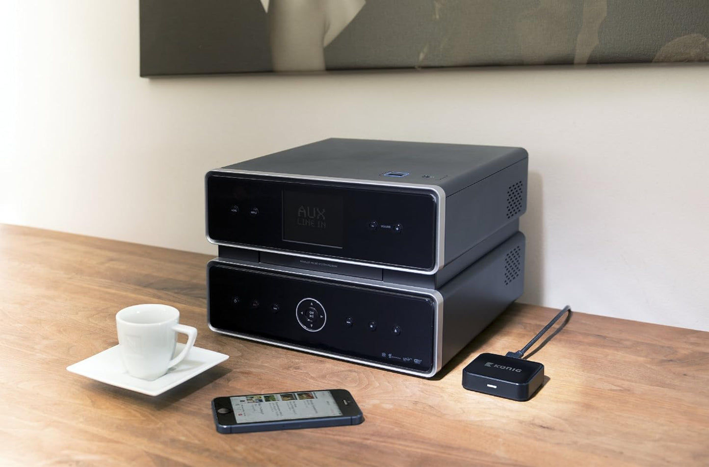 KÖNIG Audio receiver with Bluetooth