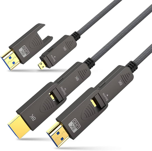 HOC - HDMI AOC FIBER DETACHABLE 8K 2.1V DIAMOND